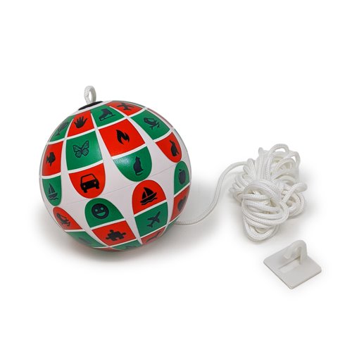 Piłka Marsdena czerwono-zielona - symbole pediatryczne