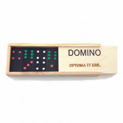 Domino czerwono - zielone