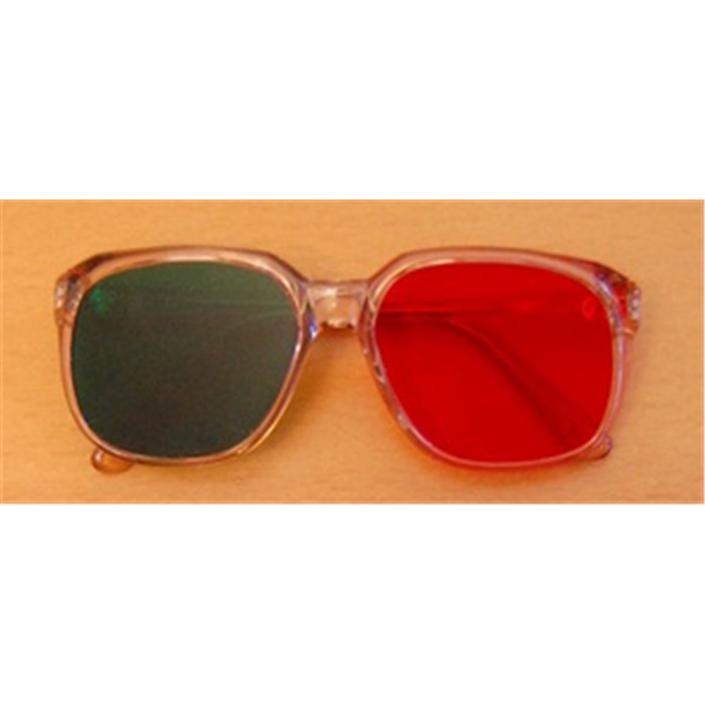 Oryginalne okulary czerwono-zielone do testu TNO
