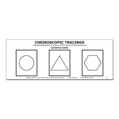 Karty do cheiroskopu - figury geometryczne