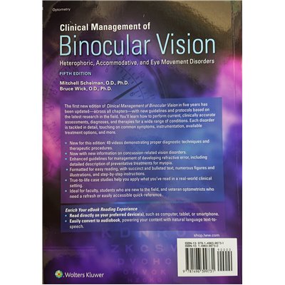 Scheiman, Wick "Clinical Management of Binocular Vision" wyd. V