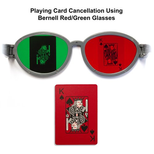 Karty do gry czerwono-zielone (talia)